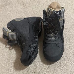 Black and Gray High-Top Sneakers ALLROUNDER Nebluna Tex walking boot new